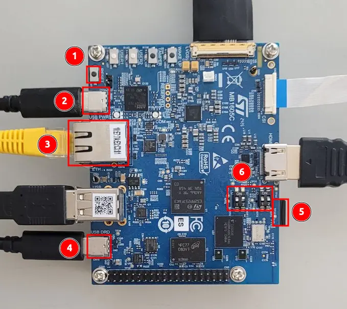 Opis płyty STM32MP257F-DK